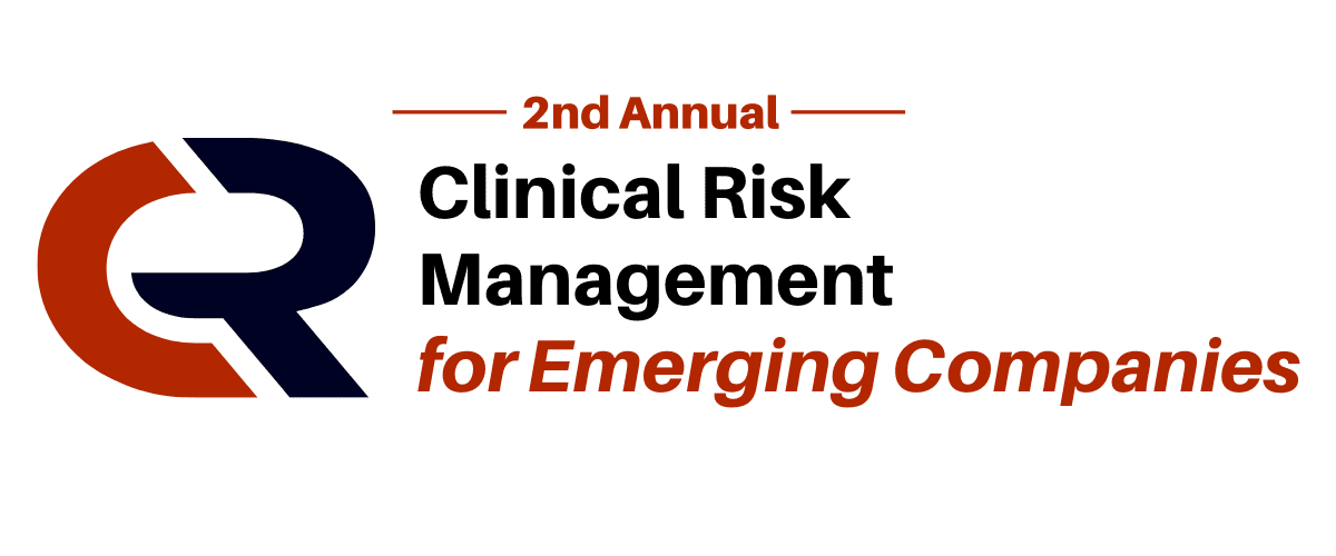 Logo of 2nd Annual Clinical Risk Management for Emerging Companies Logo