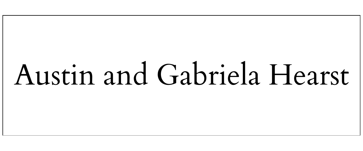 Logo of Austin and Gabriela Hearts