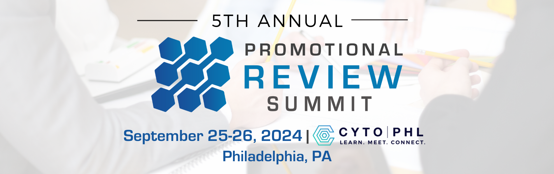 Hero banner of Promotional Review Summit